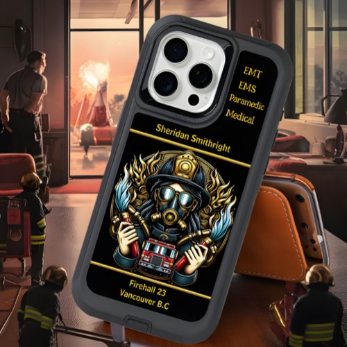 Everyday Heroes Firefighters Resolve iPhone 15 Pro Max Case