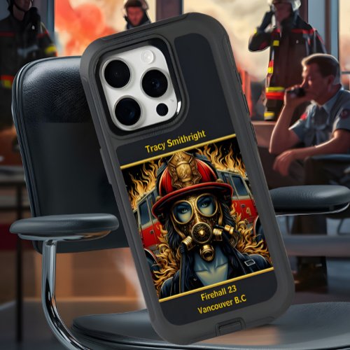 Everyday Heroes Firefighters Resolve iPhone 15 Pro Case