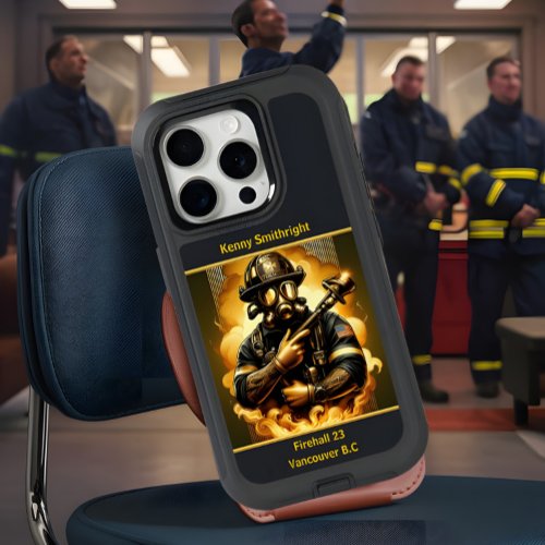 Everyday Heroes Firefighters Resolve iPhone 15 Pro Case