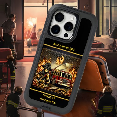 Everyday Heroes Firefighters Valor iPhone 15 Pro Case