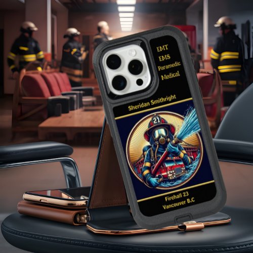 Everyday Heroes Firefighters Water Blast iPhone 15 Pro Max Case