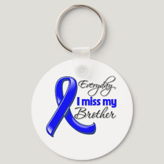 Everyday I Miss My Brother Colon Cancer Keychain