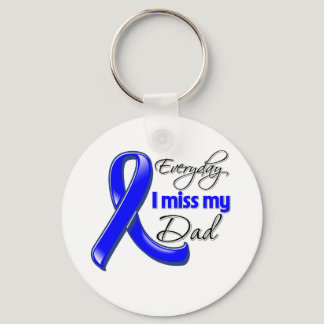 Everyday I Miss My Dad Colon Cancer Keychain