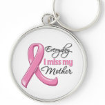 Everyday I Miss My Mother Breast Cancer Keychain