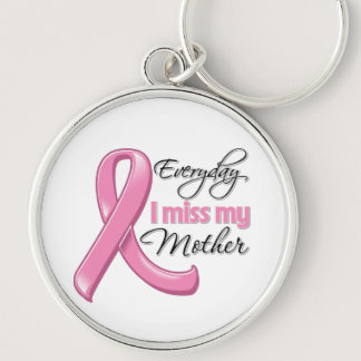 Everyday I Miss My Mother Breast Cancer Keychain