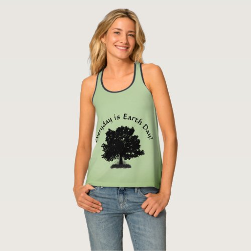 Everyday is Earth Day Design Tank Top