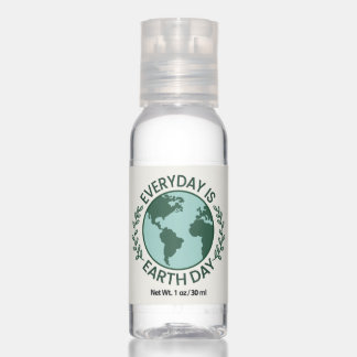 Everyday Is Earth Day - Vintage Green Earth Lover Hand Sanitizer