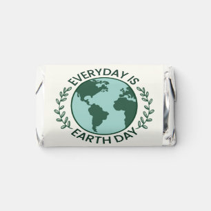 Everyday Is Earth Day - Vintage Green Earth Lover Hershey's Miniatures