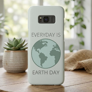 Everyday Is Earth Day - Vintage Green Earth Lover Uncommon Samsung Galaxy S8 Case