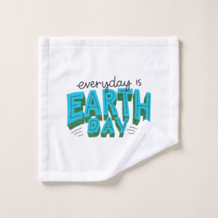 Everyday is Earth Day Wash Cloth