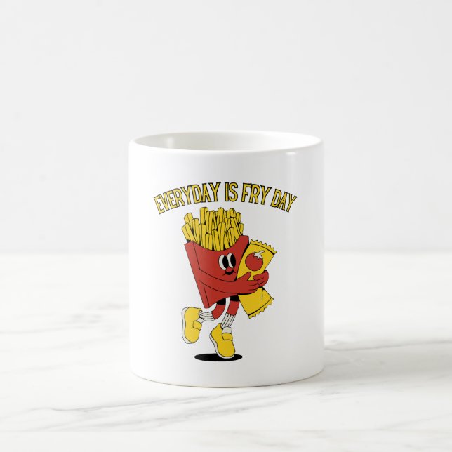 Everyday Is Fry Day Coffee Mug (Center)