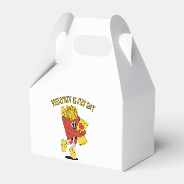 Everyday Is Fry Day Favor Boxes (Front Side)