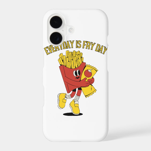 Everyday Is Fry Day Iphone Case (Back)