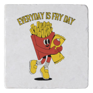 Everyday Is Fry Day Trivet