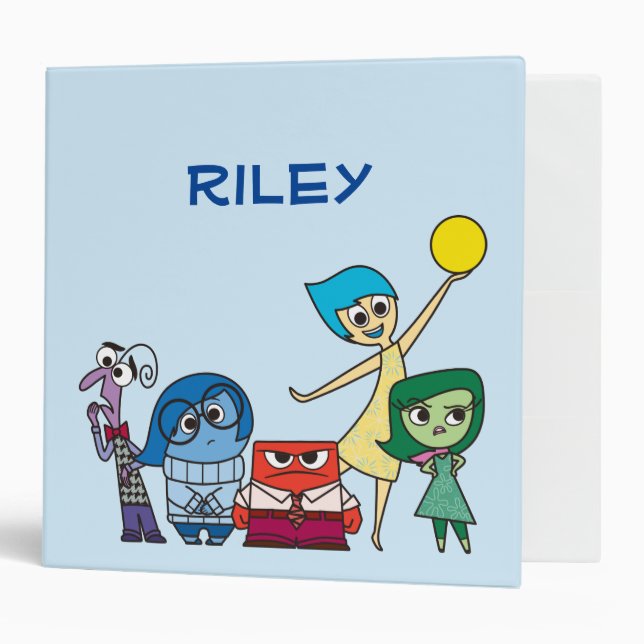 Everyday is Full of Emotions 2 3 Ring Binder (Front/Inside)