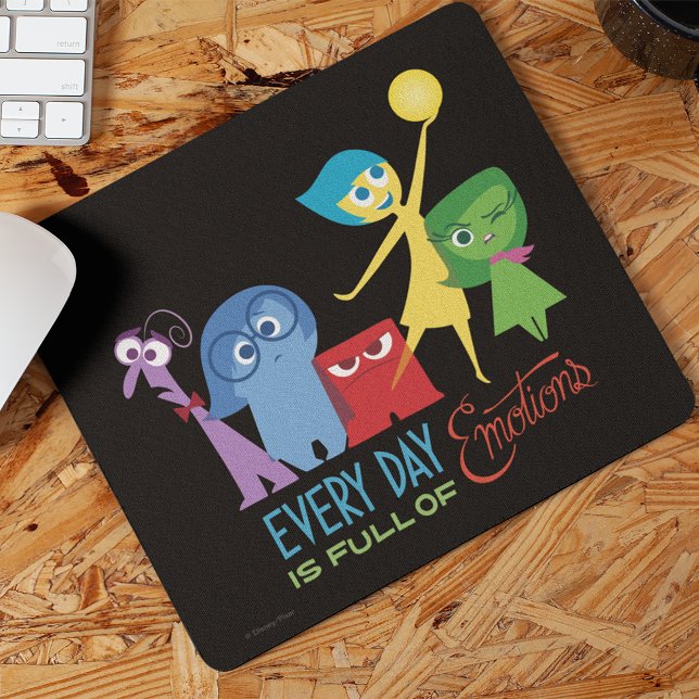 Everyday is Full of Emotions Mouse Pad (Mouse pad on desk)