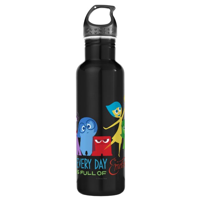 Everyday is Full of Emotions Stainless Steel Water Bottle (Front)