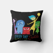 Everyday Is Full Of Emotions Throw Pillow 