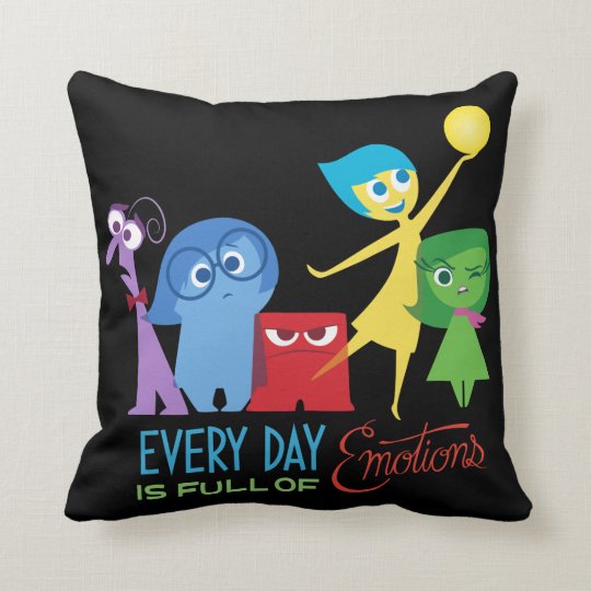 Everyday is Full of Emotions Throw Pillow | Zazzle.com