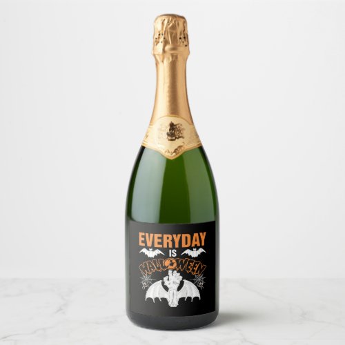 Everyday is Halloween        Sparkling Wine Label