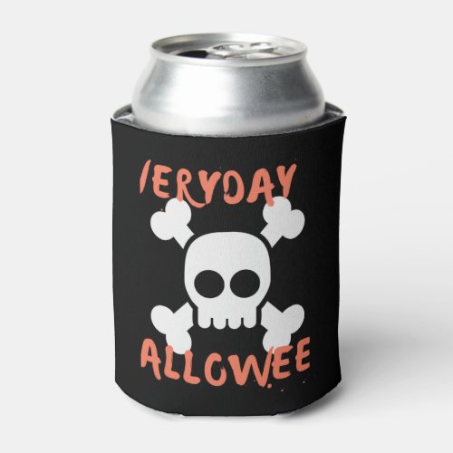 Everyday Is Halloween Sticker Can Cooler