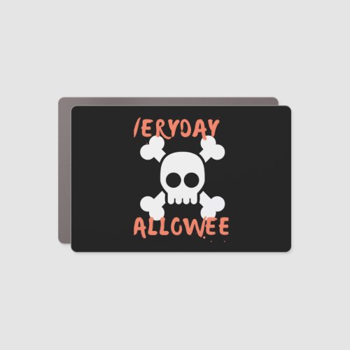 Everyday Is Halloween Sticker Car Magnet