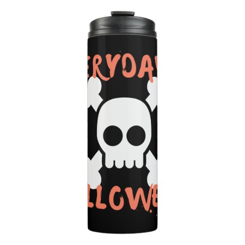 Everyday Is Halloween Sticker Thermal Tumbler