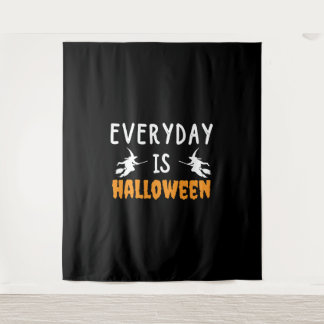 everyday is halloween tapestry