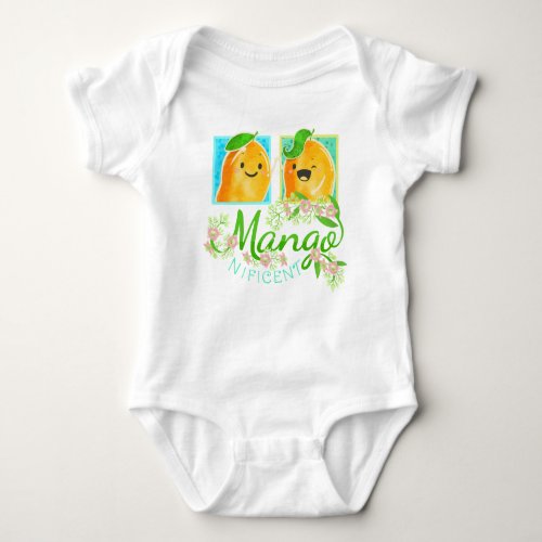 Everyday is Mangonificent _ Punny Garden Baby Bodysuit