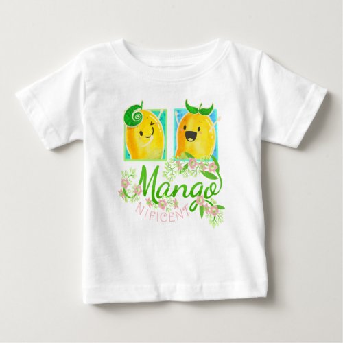 Everyday is Mangonificent _ Punny Garden Baby T_Shirt