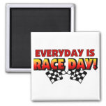 Everyday Is Race Day Magnet at Zazzle