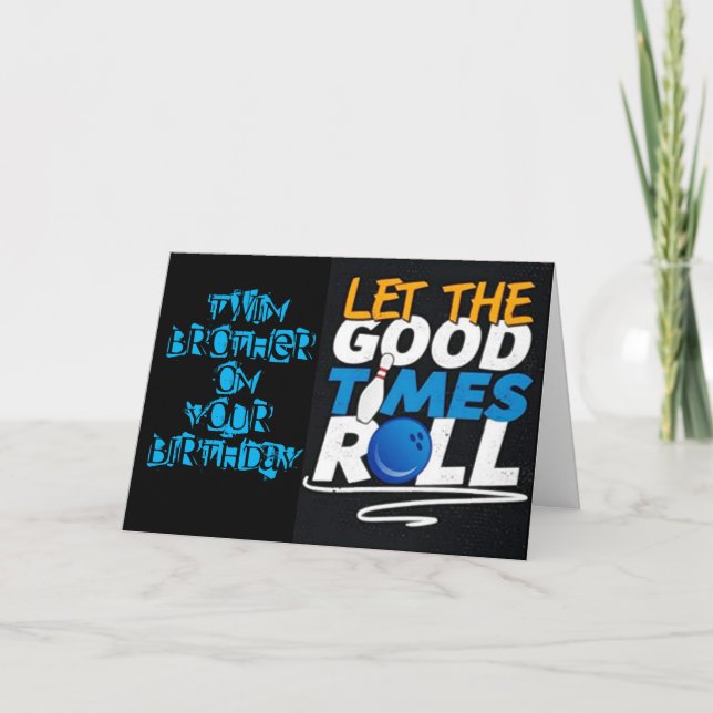 EVERYDAY IS SPECIAL BIRTHDAY MY **TWIN BROTHER** CARD (Front)