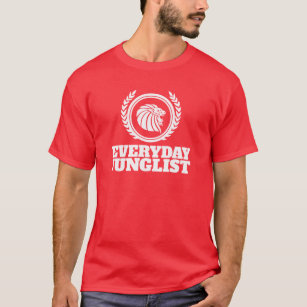 Everyday Junglist T-Shirt - DNB Drum & Bass Red