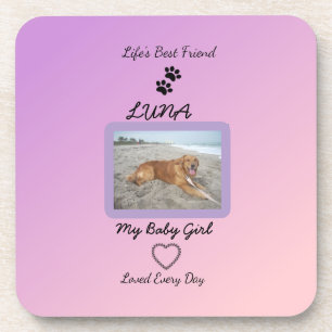 Everyday Love Pawprint Pet Beverage Coaster