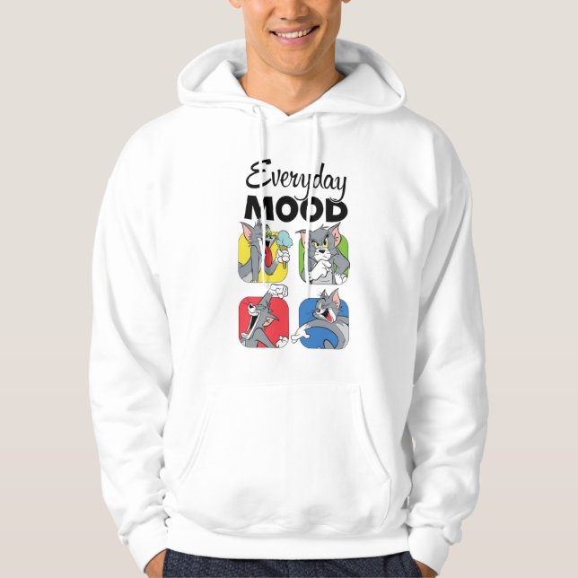 Everyday Mood Cat Hoodie (Front)