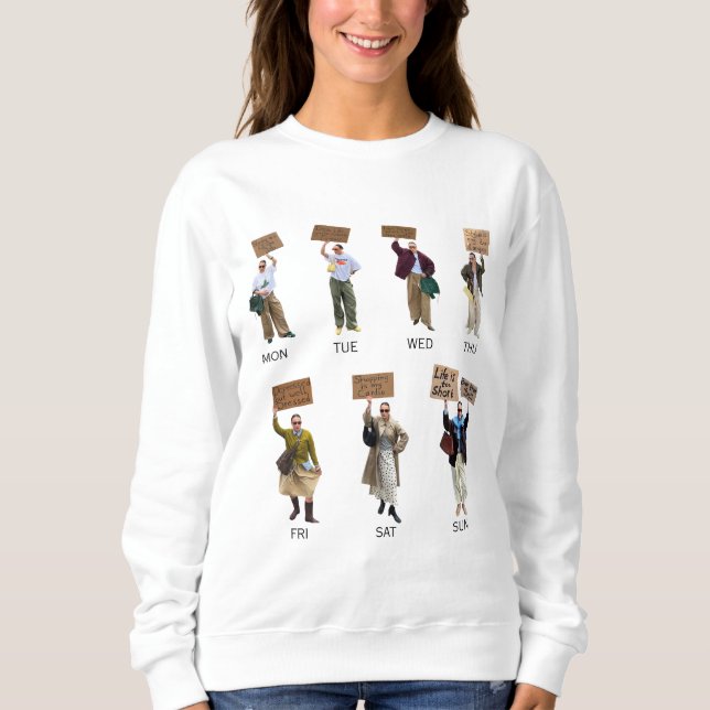 Everyday Mood Sweatshirt — The 7 Days of Style (Front)
