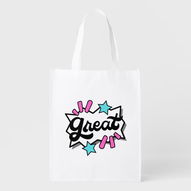 Everyday Necessities Grocery Bag (Front)