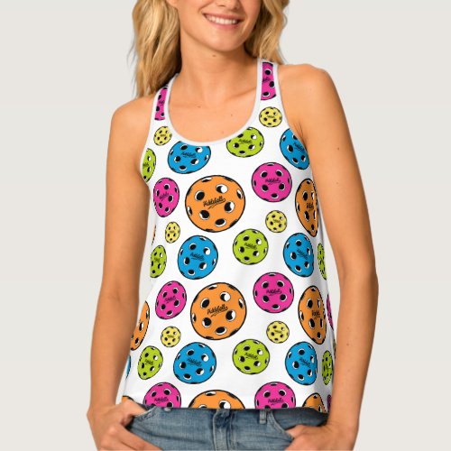 Everyday Pickleball Balls Tank Top