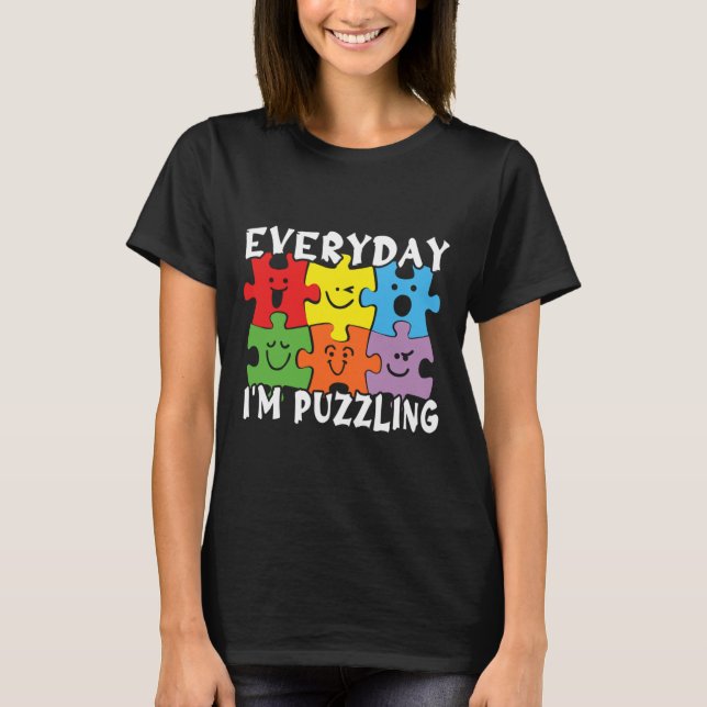 Everyday Puzzle Special Autism Awareness T-Shirt (Front)