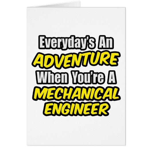 Everyday's An Adventure...Mech Engineer Cards (Front)
