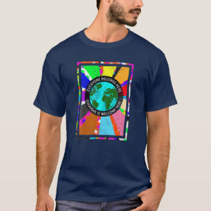 Everyone Belongs Here Earth Day Gay Pride LGTBQ Al T-Shirt