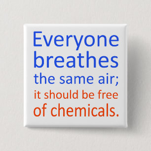 Everyone Breathes the Same Air; Pinback Button