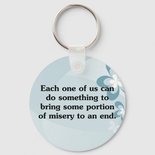 Everyone can end misery keychain