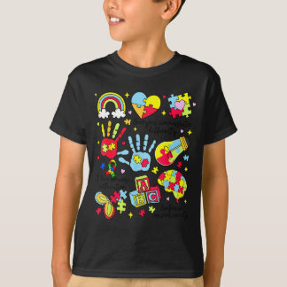 Everyone communicates differently autism awareness T-Shirt