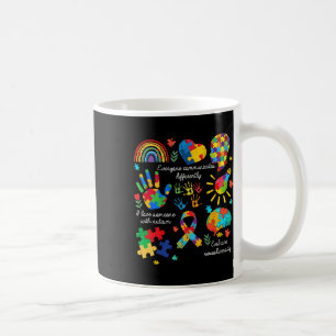 Everyone Communicates Differently Autism Neurodive Coffee Mug