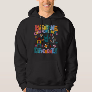 Everyone Communicates Differently Autism Shirt