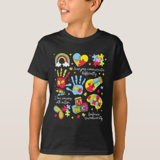 Everyone Communicates Differently Autism Sped Teac T-Shirt