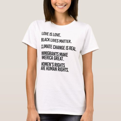 Everyone deserves human rights T_Shirt