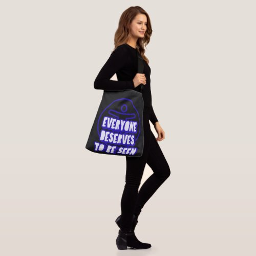 Everyone Deserves to Be Seen | Disability Pride  Crossbody Bag