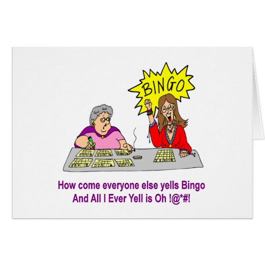 Everyone Else Yells Bingo Cards (Front Horizontal)